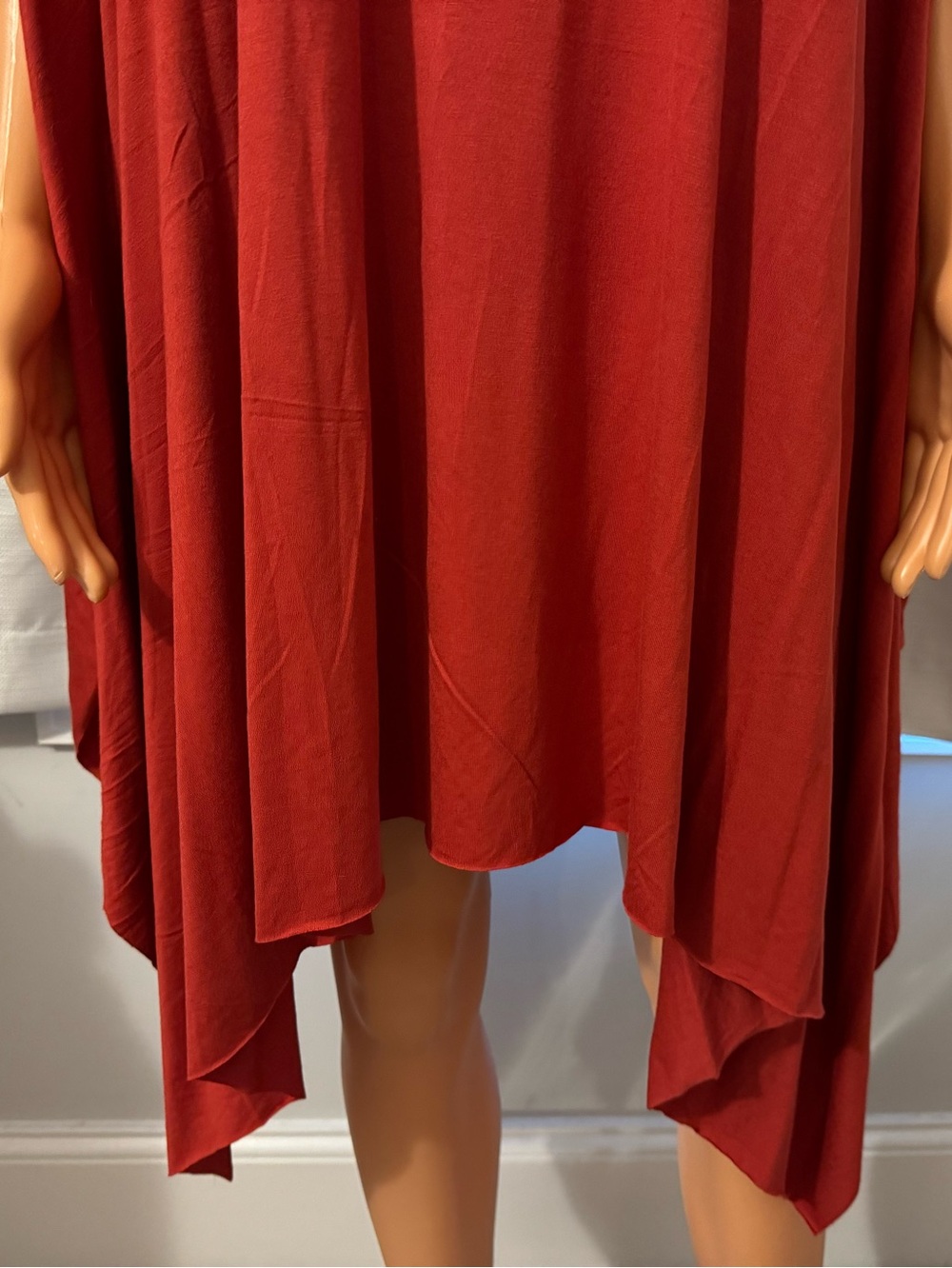 Cool Three Bird Nest WREN one size oversized tunic asymmetrical shirt dress new - Picture 2 of 7